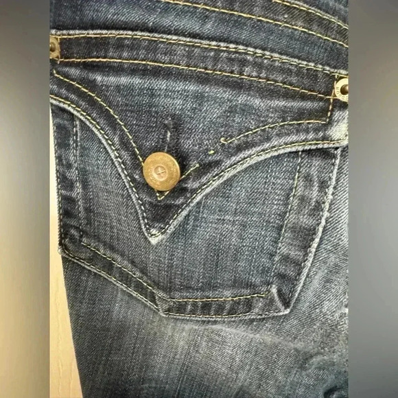 Hudson flare leg darker denim jeans - Picture 8 of 13